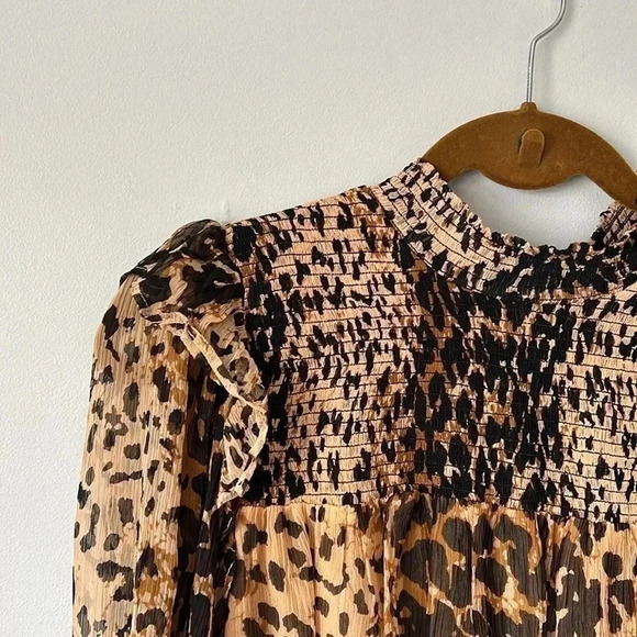 FREE PEOPLE | Roma Animal-Print Top - Picture 6 of 12